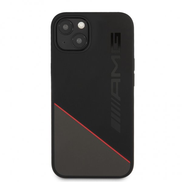 AMG iPhone 13 Mini Cover Liquid Silicone Two Tone Sort