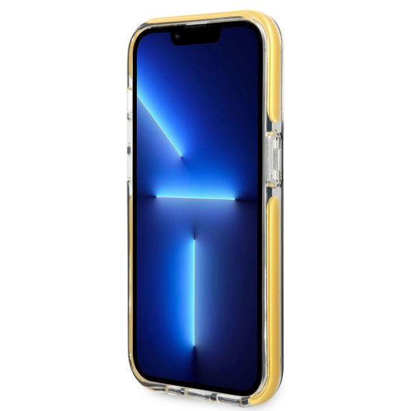 AMG iPhone 14 Pro Max Cover med Logo Sort Gul