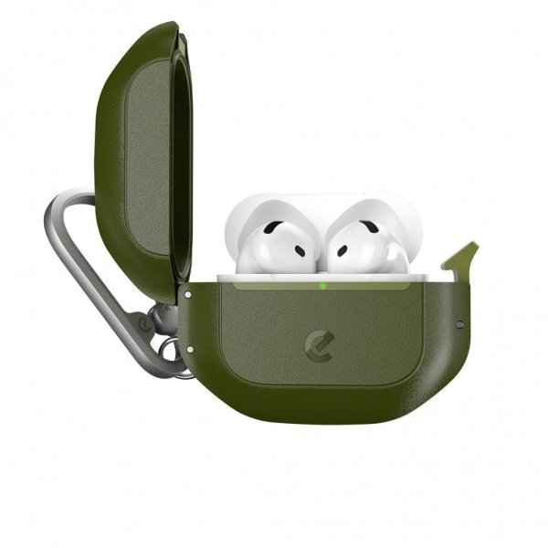 KeyBudz AirPods 4 Cover ElementProof Series Forest Green