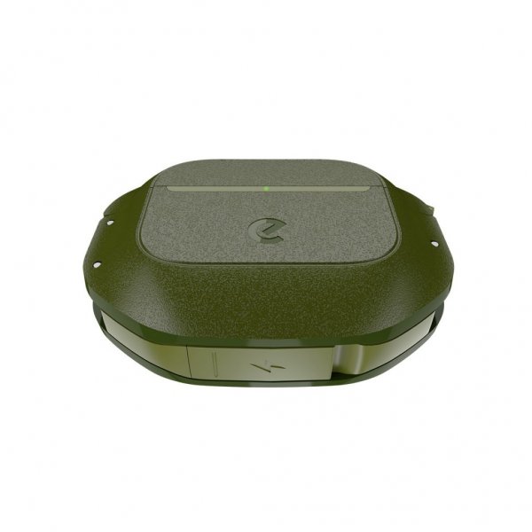 KeyBudz AirPods 4 Cover ElementProof Series Forest Green
