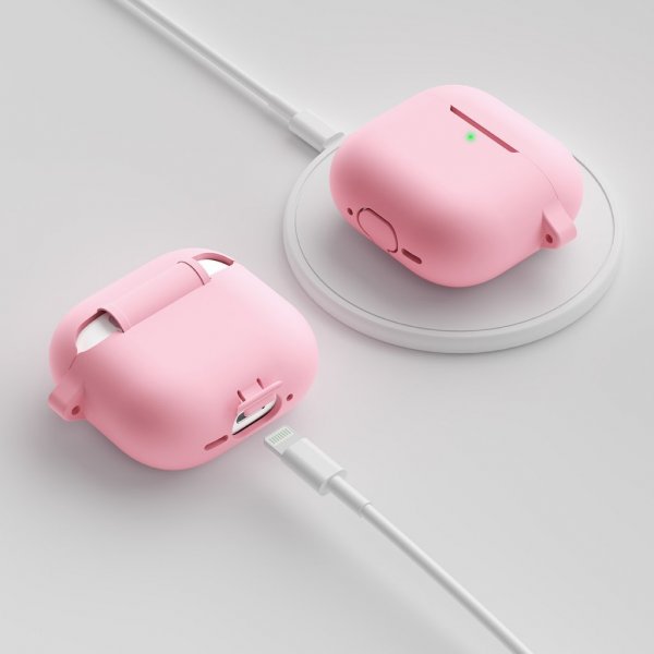 KeyBudz AirPods 4 Cover Elevate Series Blush Pink