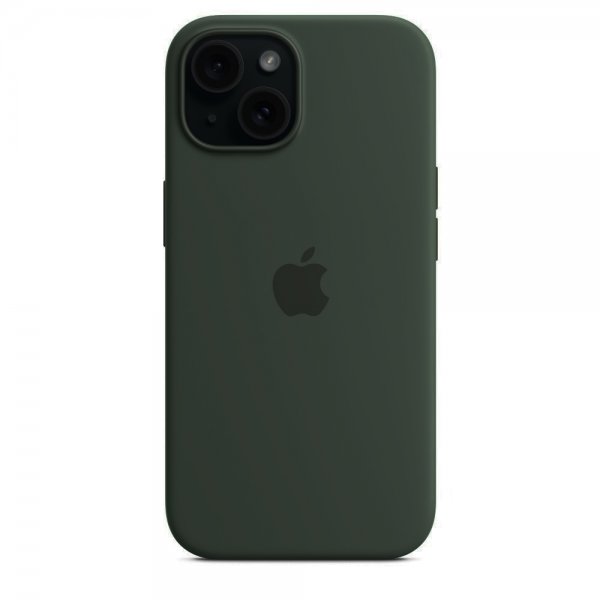 Apple Original iPhone 15 Cover Silikone MagSafe Cypress