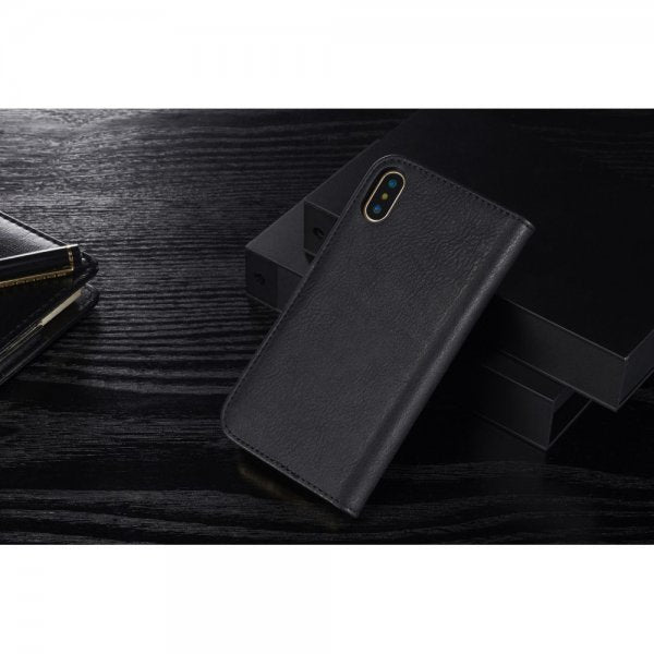 Dg.Ming iPhone X/Xs Pungcover Aftageligt Cover Sort