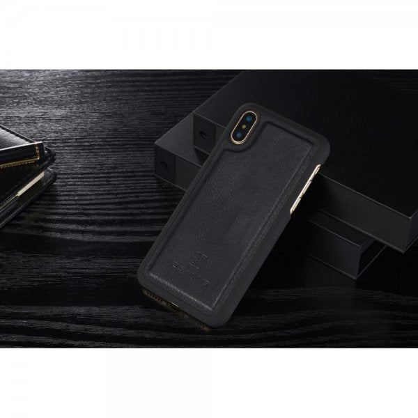 Dg.Ming iPhone X/Xs Pungcover Aftageligt Cover Sort