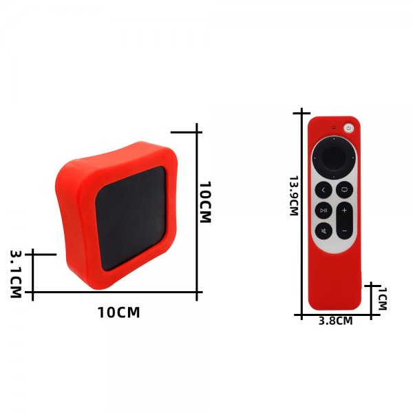 Apple TV 4K 2022 Skal Silikone Grøn