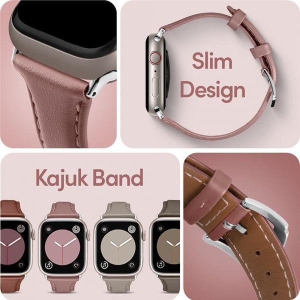 Spigen Apple Watch 38/40/41/42 mm armbånd Kajuk Rose