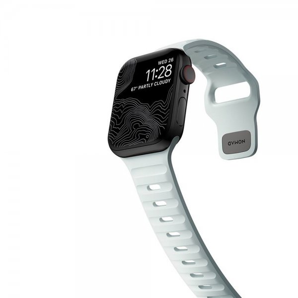 Nomad Apple Watch 38/40/41/42mm Rem Sport Band Icy Blue Glow
