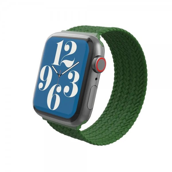 Gear4 Apple Watch 38/40/41/42mm Rem Flettet Urrem Large Forest Green