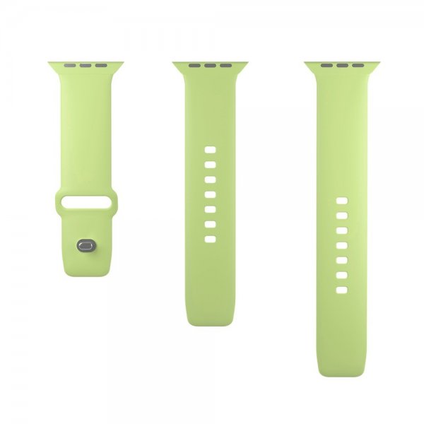 Puro Apple Watch 38/40/41/42mm Rem ICON Silikonebånd Matcha Grøn