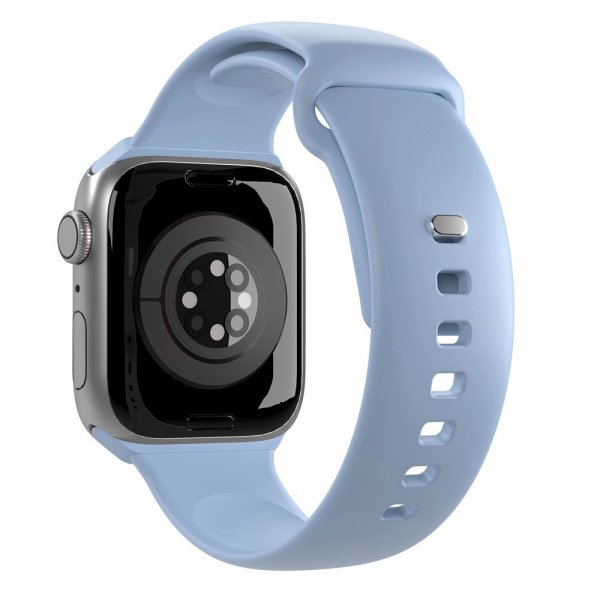 Puro Apple Watch 38/40/41/42mm Rem ICON Silikonebånd Powder Blue
