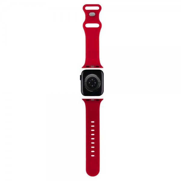 Hello Kitty Apple Watch 38/40/41/42mm Armbånd Liquid Silicone Rød