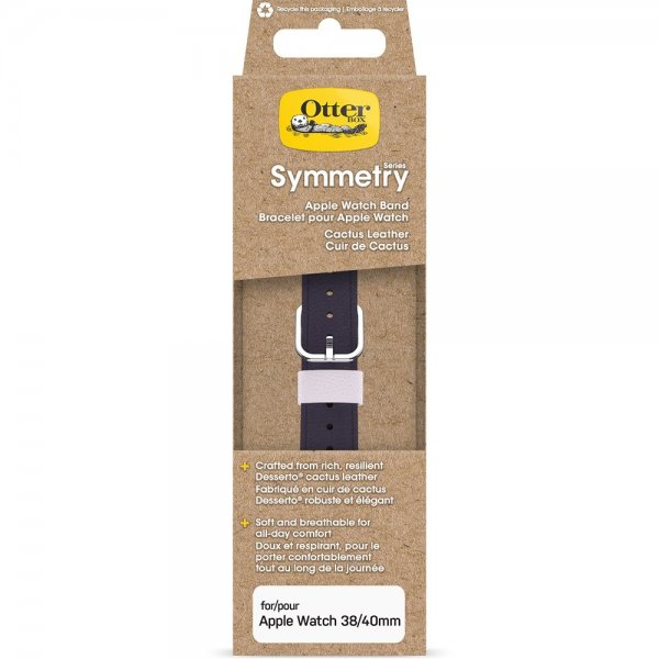 Otterbox Apple Watch 38/40/41/42mm Armbånd Symmetry Cactus Læder Plum Luxe