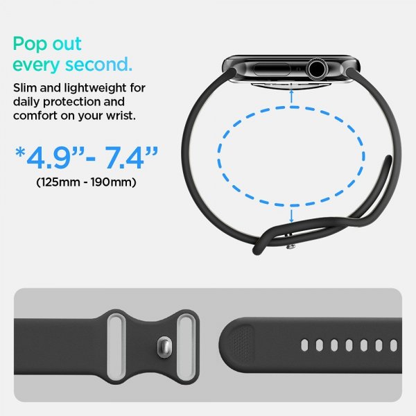 Spigen Apple Watch 40/41/42mm Rem Nano Pop Black Sesame