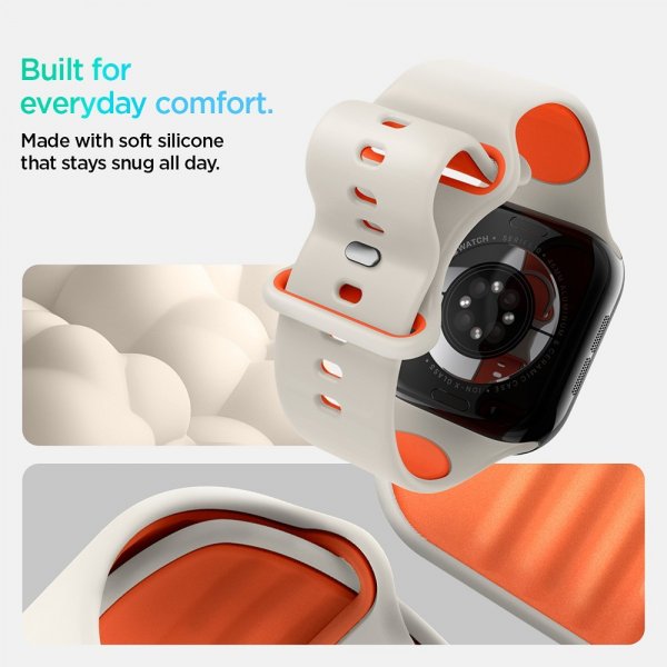 Spigen Apple Watch 40/41/42mm Rem Nano Pop Orange Beige