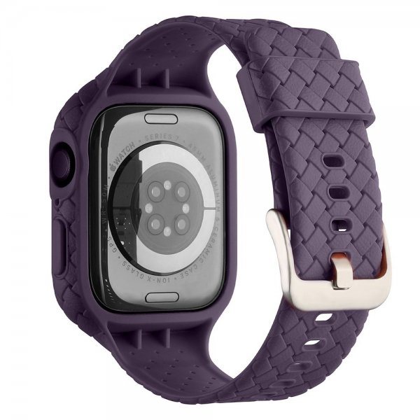 Apple Watch 41mm Rem Vævet Struktur Lilla