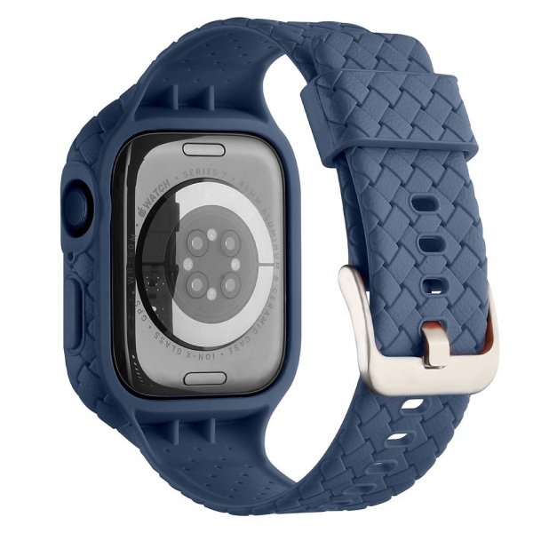Apple Watch 41mm Rem Vævet Struktur Mørkeblå