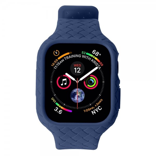 Apple Watch 41mm Rem Vævet Struktur Mørkeblå