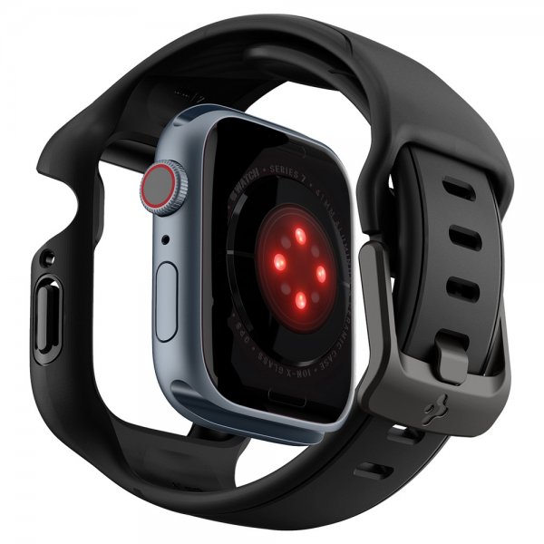 Spigen Apple Watch 41mm Cover med Rem Liquid Air Pro Sort