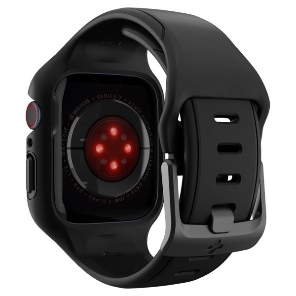 Spigen Apple Watch 41mm Cover med Rem Liquid Air Pro Sort