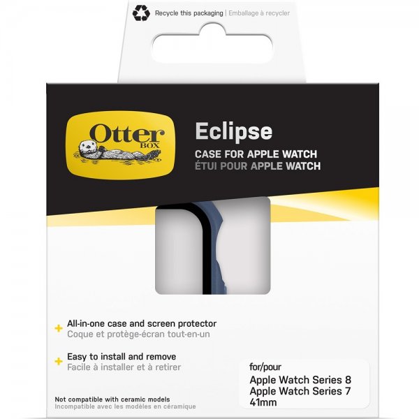 Otterbox Apple Watch 41mm Cover med Skærmbeskyttelse Eclipse Baby Blue Jeans