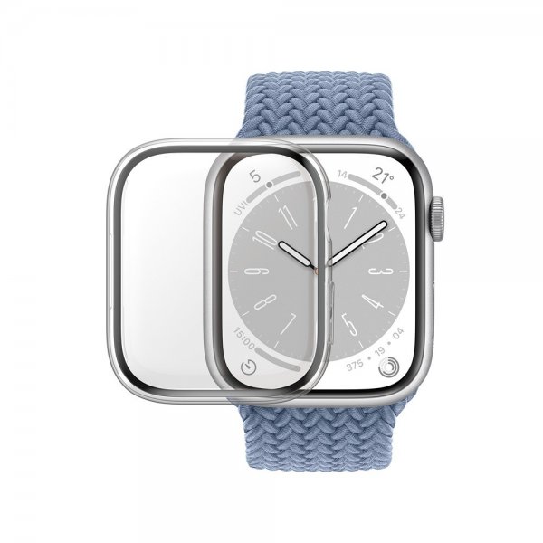 PanzerGlass Apple Watch 41 mm skal med skærmbeskyttelse Fuld Kropsbeskyttelse D3O Transparent