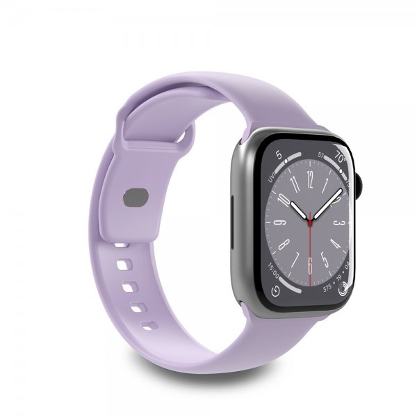 Puro Apple Watch 44/45/46mm/Apple Watch Ultra rem ICON Silikonerem Lavendel