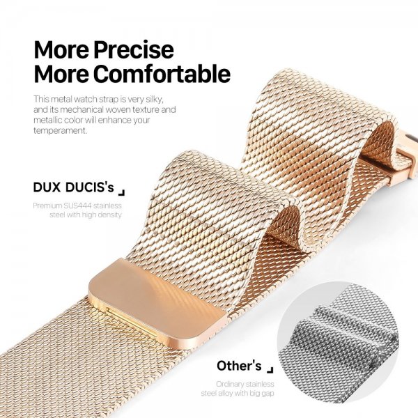 Dux Ducis Apple Watch 44/45/46mm/Apple Watch Ultra Rem Milanese Pro Series Guld
