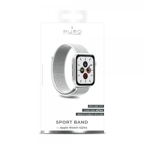 Puro Apple Watch 42/44/45mm Rem Sport Band Hvid