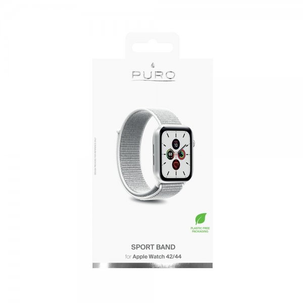 Puro Apple Watch 42/44/45mm Rem Sport Band Hvid