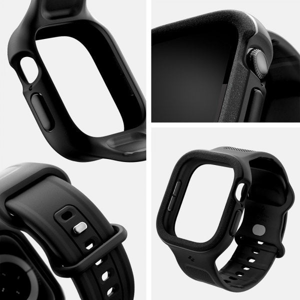 Spigen Apple Watch 42mm (Serie 10/11) Rem og Cover Vault Pro Mat Sort