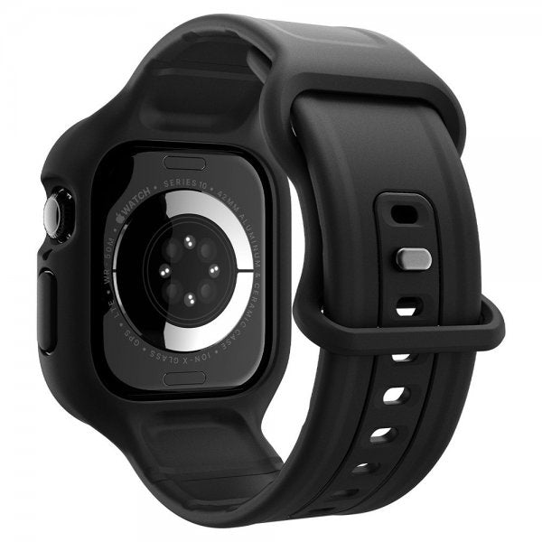 Spigen Apple Watch 42mm (Serie 10/11) Rem og Cover Vault Pro Mat Sort