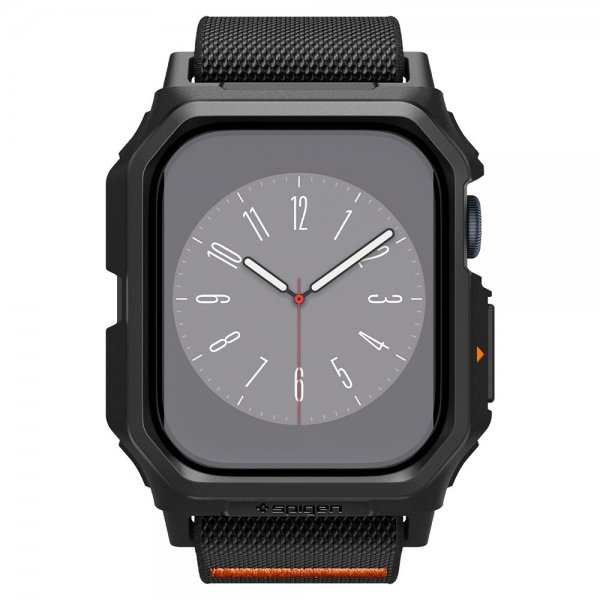 Spigen Apple Watch 42mm (Series 10/11) Rem og Etui Lite Fit Pro Mat Sort