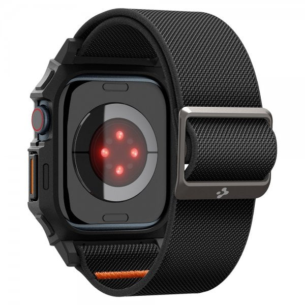 Spigen Apple Watch 42mm (Series 10/11) Rem og Etui Lite Fit Pro Mat Sort