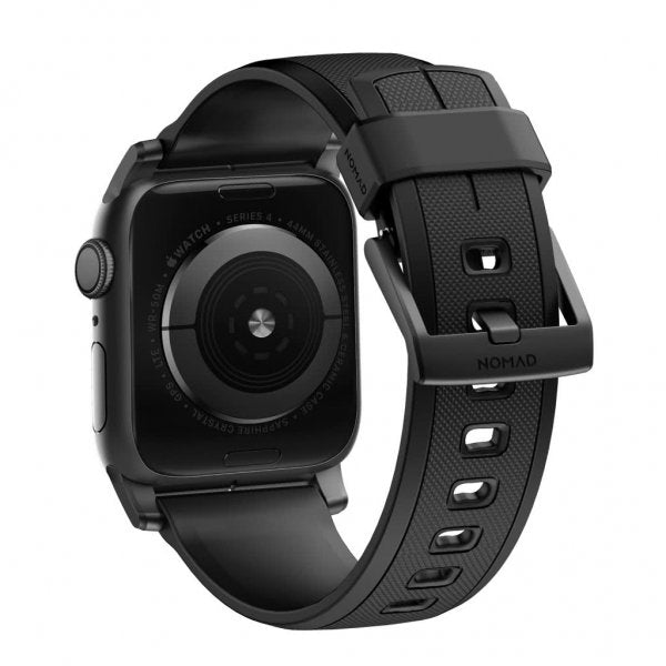 Nomad Apple Watch 44/45/46mm/Apple Watch Ultra-rem Rugged Band Black Hardware Sort