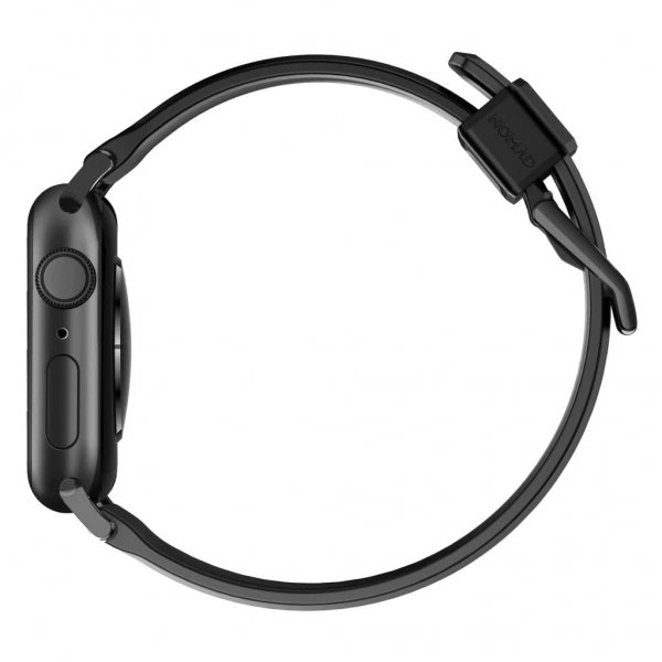 Nomad Apple Watch 44/45/46mm/Apple Watch Ultra-rem Rugged Band Black Hardware Sort