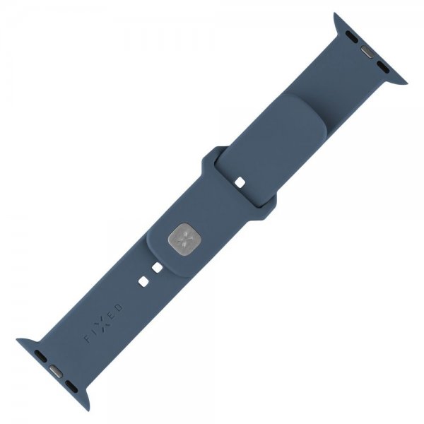 Fixed Apple Watch 44/45/46mm Armbånd Silikone Sporty Rem Lyseblå