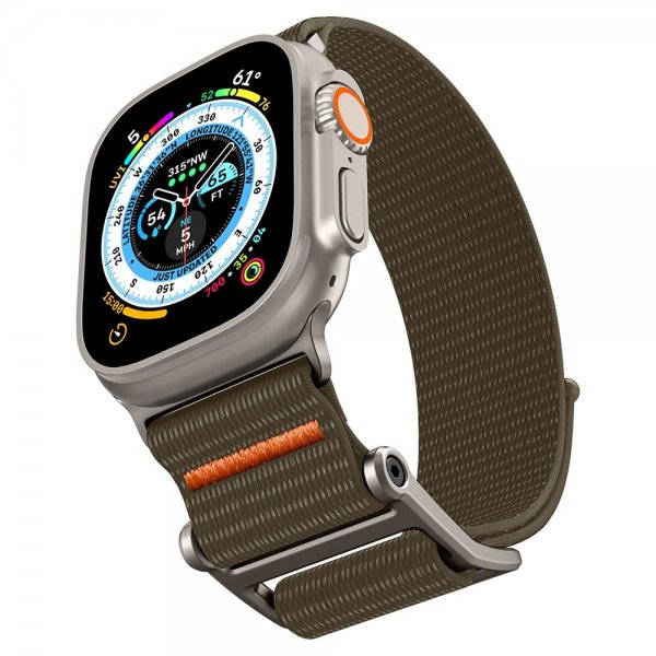 Spigen Apple Watch 44/45/46mm/Ultra 49mm Armbånd DuraPro Flex Khaki