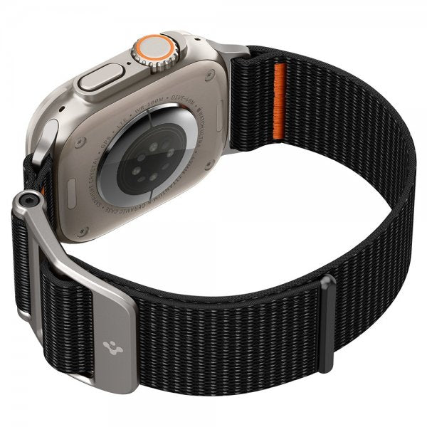 Spigen Apple Watch 44/45/46mm/Ultra 49mm Rem DuraPro Flex Sort