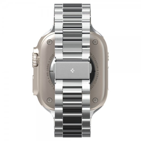 Spigen Apple Watch 44/45/46mm/Ultra 49mm Rem Modern Fit 316L Sølv