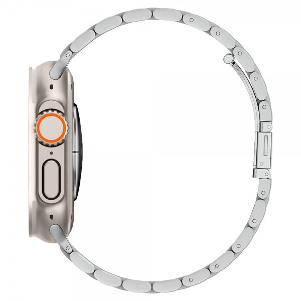 Spigen Apple Watch 44/45/46mm/Ultra 49mm Rem Modern Fit 316L Sølv