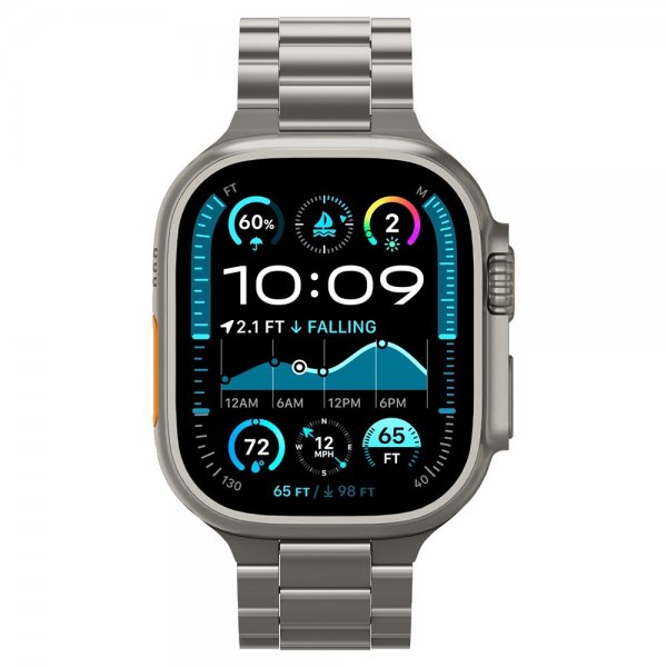 Spigen Apple Watch 44/45/46mm/Ultra 49mm Rem Modern Fit Titanium Natural Titanium