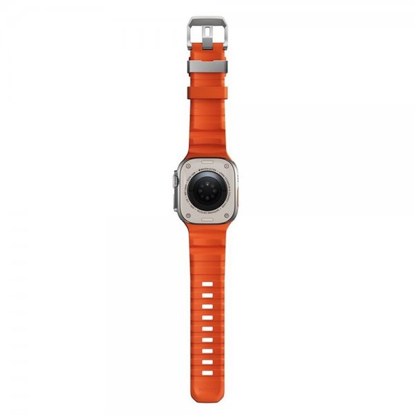 Nomad Apple Watch 44/45/46mm/Ultra 49mm Rem Rocky Point Natural Magma