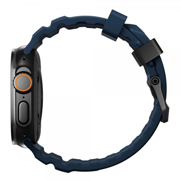 Nomad Apple Watch 44/45/46mm/Ultra 49mm Armbånd Rocky Point Sort Atlantic