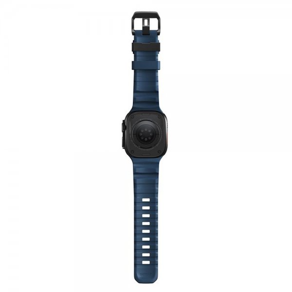 Nomad Apple Watch 44/45/46mm/Ultra 49mm Armbånd Rocky Point Sort Atlantic