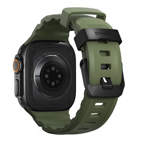 Nomad Apple Watch 44/45/46 mm/Ultra 49 mm urrem Rocky Point Sort Forest