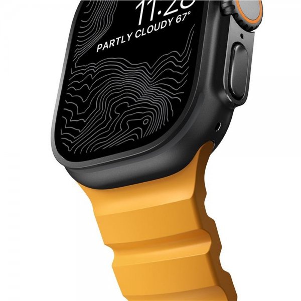 Nomad Apple Watch 44/45/46mm/Ultra 49mm Rem Rocky Point Sort Sol