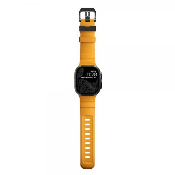 Nomad Apple Watch 44/45/46mm/Ultra 49mm Rem Rocky Point Sort Sol