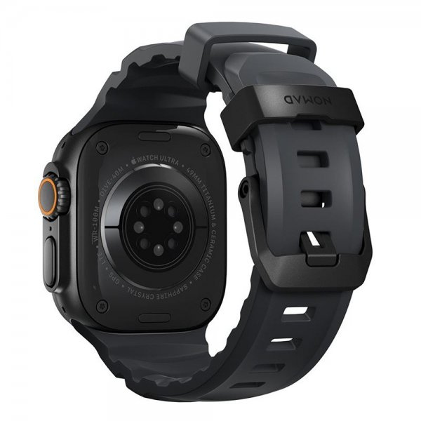 Nomad Apple Watch 44/45/46mm/Ultra 49mm Rem Rocky Point Sort Storm