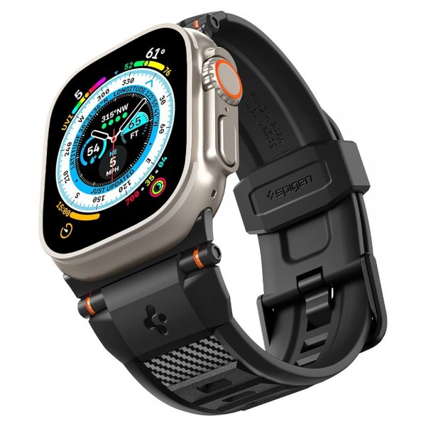 Spigen Apple Watch 44/45/46mm/Ultra 49mm Rem Robust Ultra Mat Sort