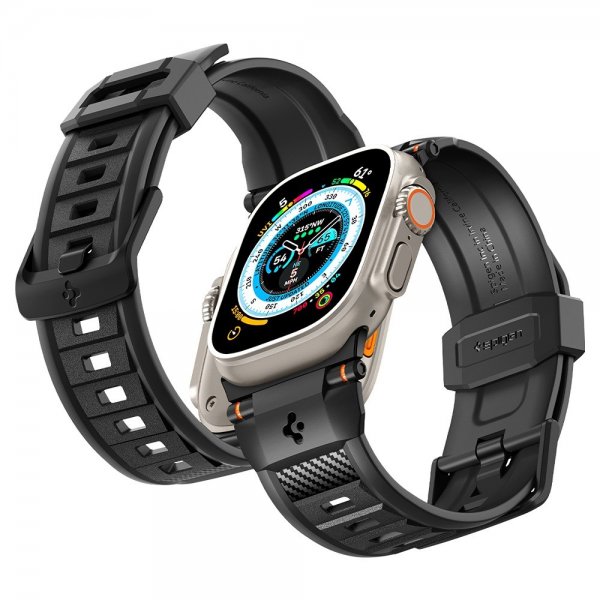 Spigen Apple Watch 44/45/46mm/Ultra 49mm Rem Robust Ultra Mat Sort